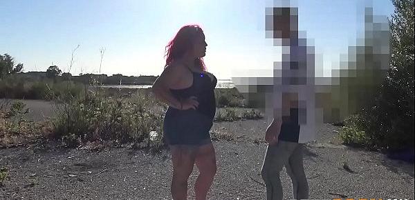  The BAD REDHEAD loves outdoors fucking